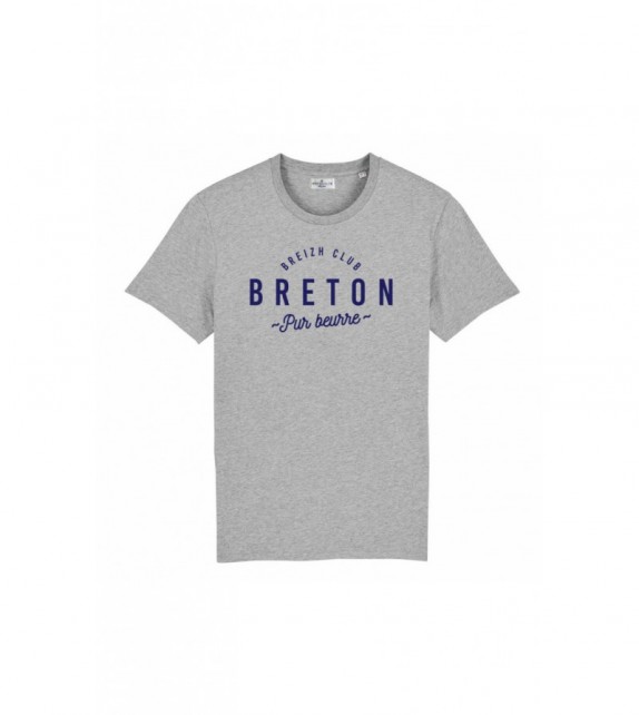 Tshirt "Breton pur beurre" gris XL