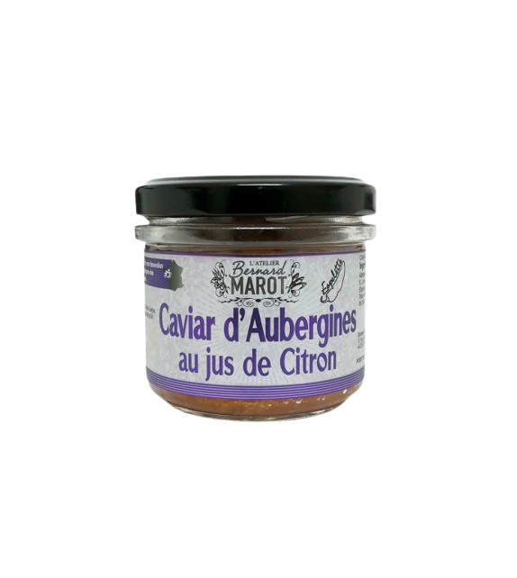 Caviar d'Aubergines au jus de citron et Piment d'Espelette