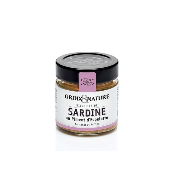 Rillettes de sardine au piment d'Espelette