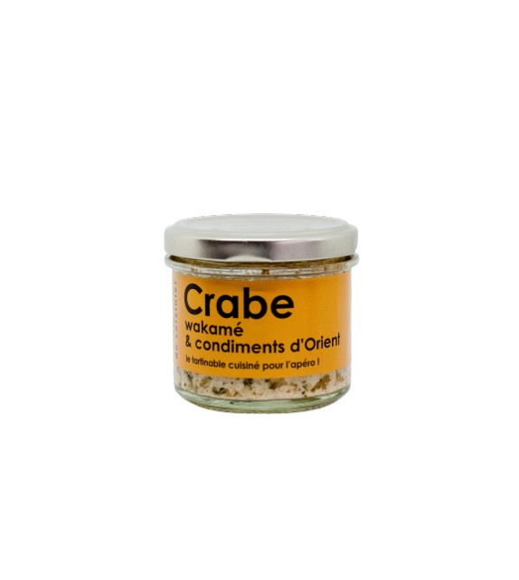 Tartinable de crabe wakame et condiments d'Orient
