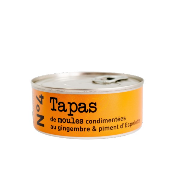 Tapas de Moules au gingembre et piment d'Espelette. N°4